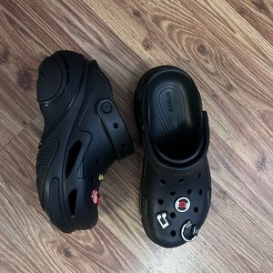 CROCS Black Classic Clog with Decorative Jibbitz
